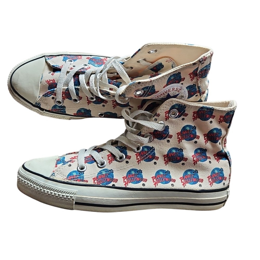 Converse Chuck Taylor Vintage Planet Hollywood Sneakers. High Top Mens 5.5